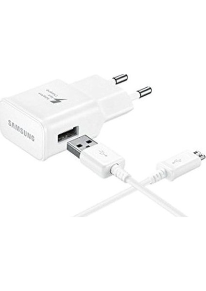 Samsung Note 4 Şarj Aleti Micro USB Data Kablo + Adaptör