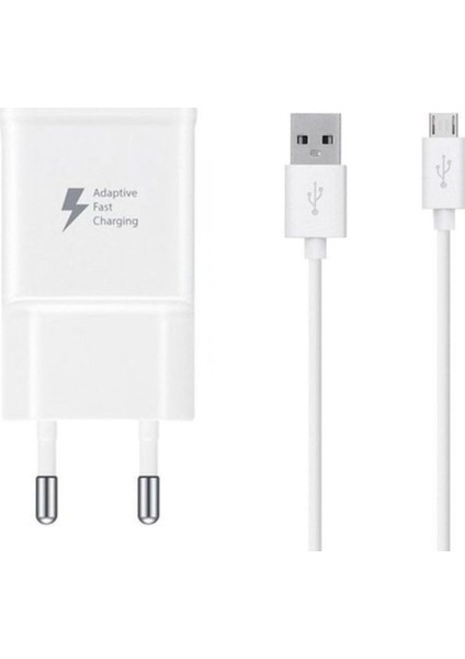 Samsung Note 4 Şarj Aleti Micro USB Data Kablo + Adaptör