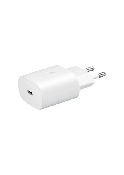 Samsung Galaxy A21 Type-C Fast Şarj Adaptörü 25W Beyaz