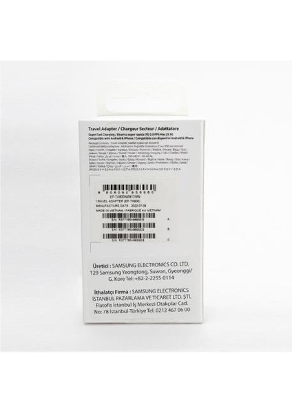 Efetech Galaxy A53 5g Type-C Fast Şarj Adaptörü 25W Beyaz fiyatları