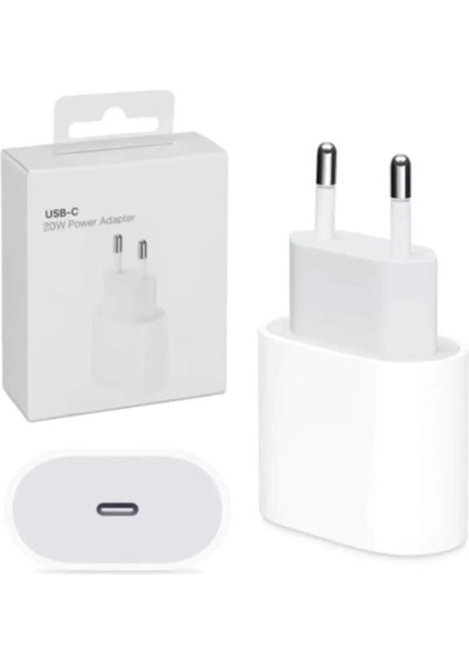 Yeni Nesil Type-C Girişli Iphone 7 8 x 11 12 Uyumlu 20W Hızlı Şarj Adaptörü