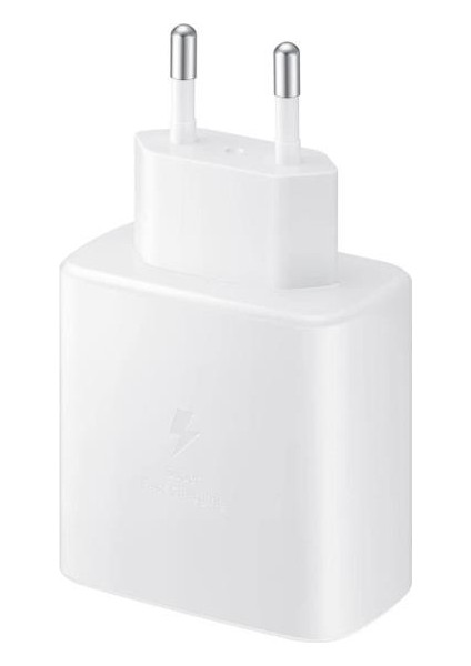 Samsung Galaxy A33 5g TA845 45W Type-C Uyumlu Beyaz Şarj Adaptör