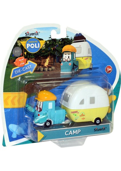 POLI/83405 Robocar Poli Camp Figürü-Necotoys