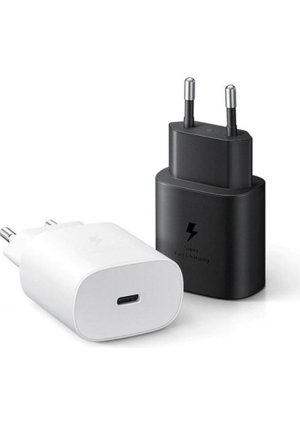 Samsung EP-TA800N Type-C 25W Siyah Kablosuz Hızlı Şarj Aleti Sesatech
