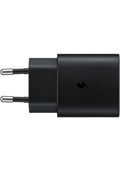 Samsung EP-TA800N Type-C 25W Siyah Kablosuz Hızlı Şarj Aleti Sesatech