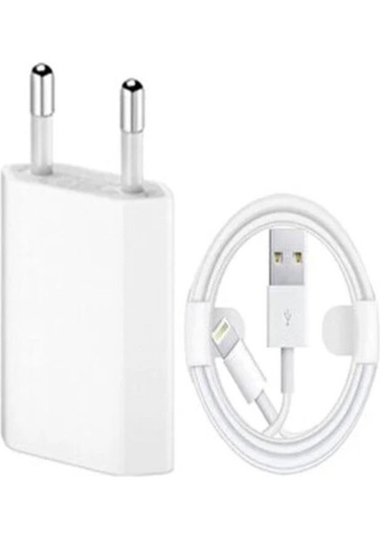 Iphone 7 7s Plus Uyumlu Kablo + Adaptör Şarj Aleti Seti