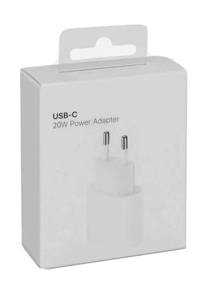 Miyuu Apple iPhone x Uyumlu 20W Usb-C Güç Adaptörü + 1m Usb-C Lightning Şarj Kablosu Seti