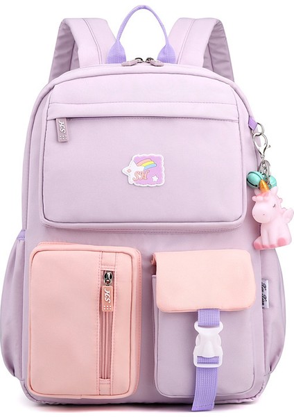 Okul Çantası-Büyük Kapasiteli Omurga Sırt Çantası-Omurga Koruması (Yurt Dışından)