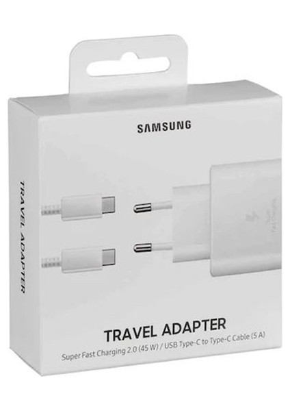 Samsung TA845 Fast Charging 45W Type-C To Type-C Çıkışlı Şarj Aleti