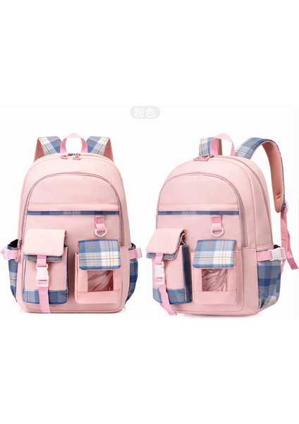 Ilkokul Öğrencisi Okul Çantası-Kız Çocuk Sırt Çantası-Büyük Kapasiteli Su Geçirmez Öğrenci Çantası Eğlence Çantası (Yurt Dışından) fiyatları
