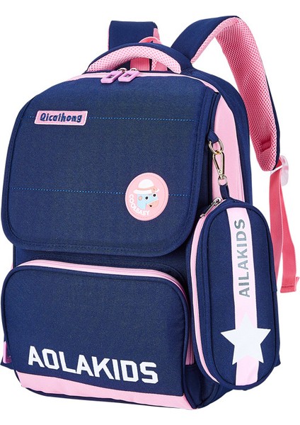 Nefes Alan Okul Çantası-Kız ve Erkek Çocuklar Için Sırt Çantası-Omurgayı Korumak (Yurt Dışından)