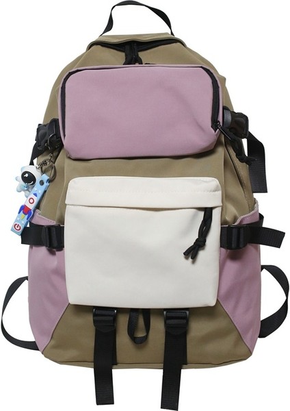 Aşınmaya Dayanıklı Su Geçirmez Iki Omuz Seyahat Sırt Çantası-Erkek Büyük Kapasiteli Çok Katlı Açık Sırt Çantası-Moda Rahat Kız Okul Çantası (Yurt Dışından)