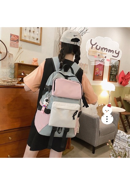 Aşınmaya Dayanıklı Su Geçirmez Iki Omuz Seyahat Sırt Çantası-Erkek Büyük Kapasiteli Çok Katlı Açık Sırt Çantası-Moda Rahat Kız Okul Çantası (Yurt Dışından) modelleri