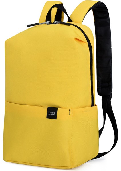 Düz Renk Sırt Çantası Küçük Sırt Çantası Sevimli Öğrenci Okul Çantası (Yurt Dışından) fiyatları