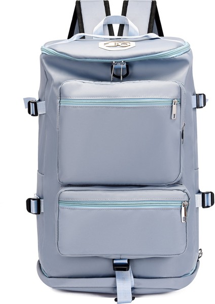 Islak ve Kuru Ayırma Çantası-Büyük Kapasiteli Oxford Kumaş Sırt Çantası-Çok Fonksiyonlu Açık Seyahat Spor Çantası (Yurt Dışından)