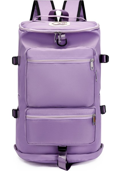 Islak ve Kuru Ayırma Çantası-Büyük Kapasiteli Oxford Kumaş Sırt Çantası-Çok Fonksiyonlu Açık Seyahat Spor Çantası (Yurt Dışından)