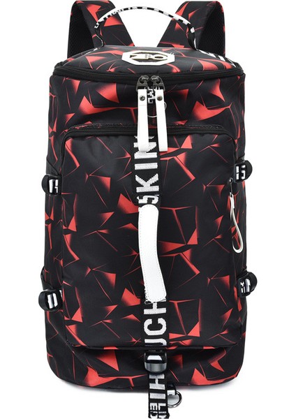 Su Geçirmez Aşınmaya Dayanıklı Büyük Kapasiteli Omuz Seyahat Çantası-Kadın Islak ve Kuru Ayırma Spor Çantası-Erkek Eğlence Dağcılık Çantası (Yurt Dışından)