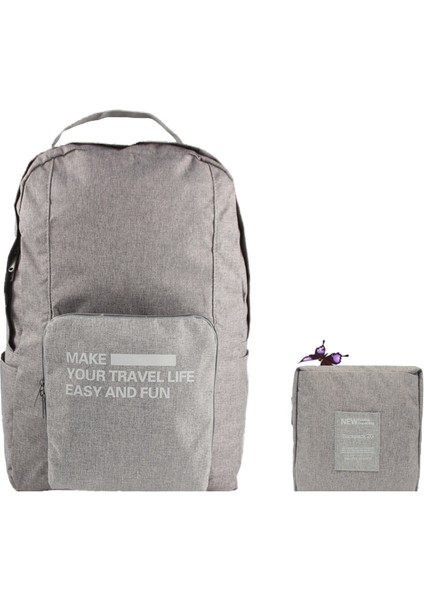 Hafif Su Geçirmez Katlanır Omuz Sırt Çantası-Moda Öğrenci Çantası-Açık Çok Fonksiyonlu Seyahat Çantası-Dağcılık Çantası (Yurt Dışından)