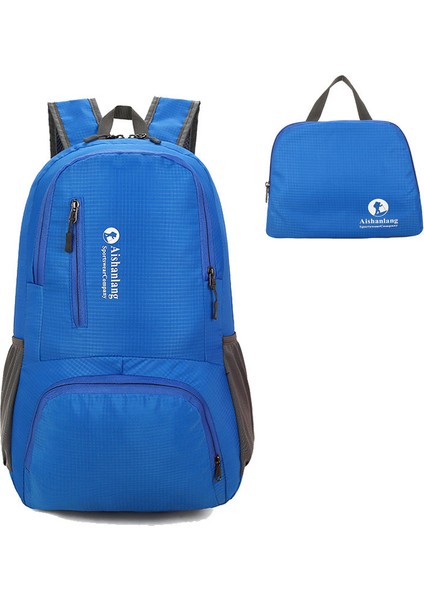 Ultra Hafif Katlanabilir Büyük Kapasiteli Seyahat Çantası-Açık Spor Omuz Sırt Çantası-Aşınmaya Dayanıklı Su Geçirmez Dağcılık Çantası (Yurt Dışından)