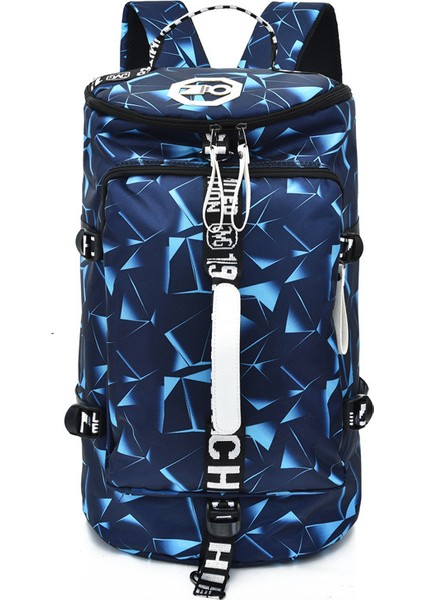 Su Geçirmez Aşınmaya Dayanıklı Büyük Kapasiteli Omuz Seyahat Çantası-Kadın Islak ve Kuru Ayırma Spor Çantası-Erkek Eğlence Dağcılık Çantası (Yurt Dışından)