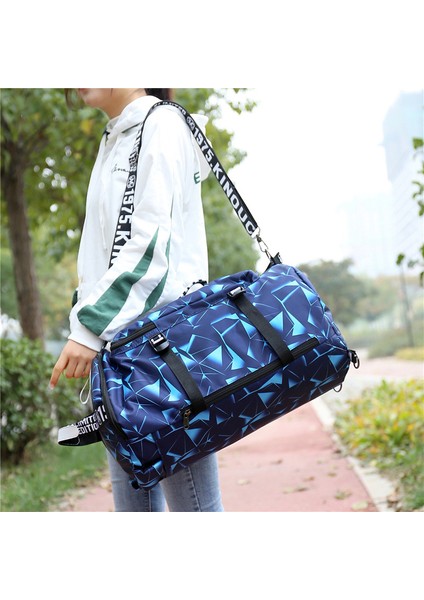 Su Geçirmez Aşınmaya Dayanıklı Büyük Kapasiteli Omuz Seyahat Çantası-Kadın Islak ve Kuru Ayırma Spor Çantası-Erkek Eğlence Dağcılık Çantası (Yurt Dışından) modelleri
