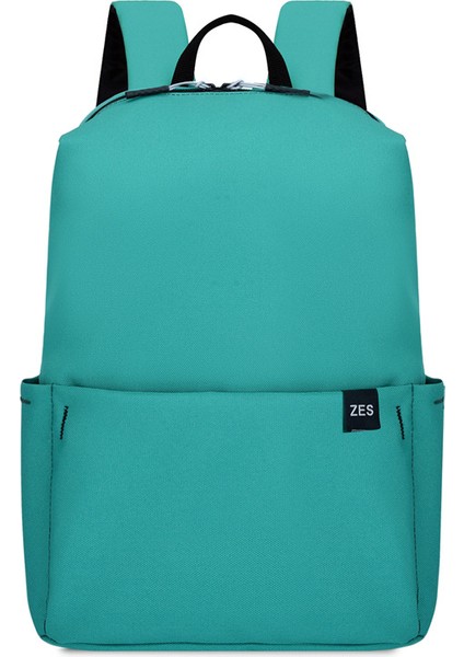 Düz Renk Sırt Çantası Küçük Sırt Çantası Sevimli Öğrenci Okul Çantası (Yurt Dışından)