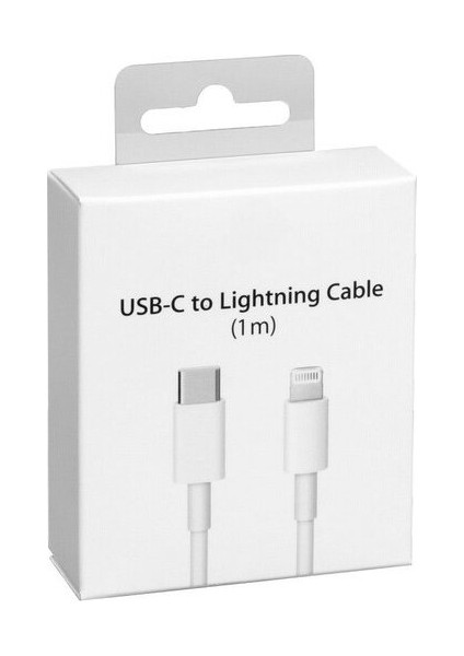 Herl Apple Iphone X-Xs-11-11 Pro- 11PROMAX-12-13 Uyumlu Lightning Hızlı Şarj Kablosu 1 Metre USB C Lightning Şarj Kablosu