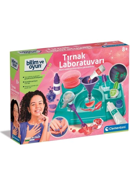 64471 Bilim ve Oyun - Tırnak Laboratuvarı +8 Yaş