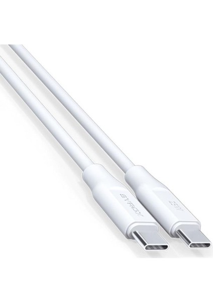 PD25TK 25W 3.0A Type-C To Type-C Şarj ve Data Kablosu Sesatech