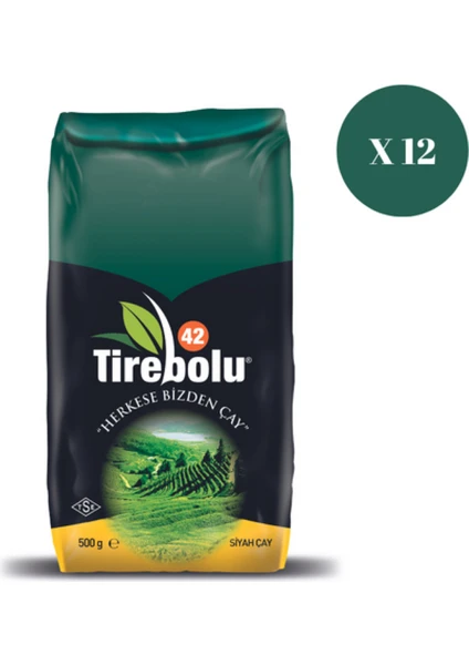 Tirebolu 42 Paket Çay 500 gr x 12