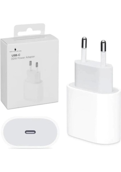 Iphone Tüm Seriler Uyumlu Hızlı Şarl Aleti 20W Usb-C Kablo Adaptör Set 5 6 7 8 x 11 12 13 14 Pro Max Sesatech