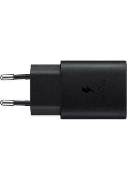 45W Super Fast Charger Samsung Type C Only Adepter Black