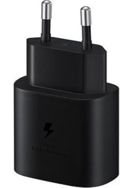 45W Super Fast Charger Samsung Type C Only Adepter Black modelleri