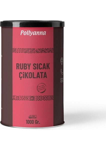 Ruby Parçacıklı Sıcak Çikolata 1 kg