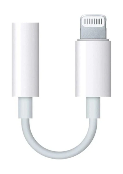 Apple iPhone Uyumlu Kablolu Kulaklık Çevirici Adaptör Lightning To Headphone Jack Dönüştürücü