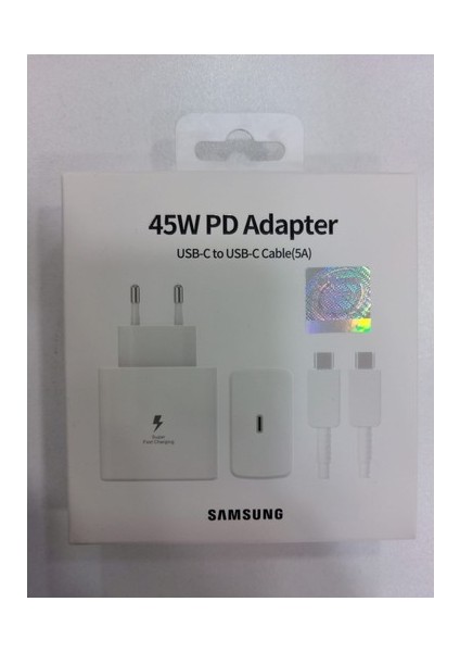 Samsung Mry 45W Pd Adaptör Usb-C Kablo (5A)
