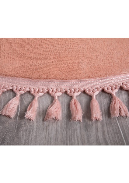 Modern Dekoratif Örgü Saçaklı Simirna Peluş Halı Yolluk modelleri