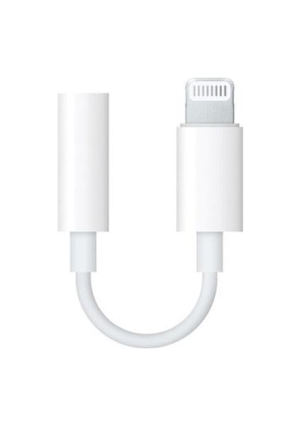 Lightning - 3,5 mm Kulaklık Jakı Adaptör Apple iPhone Ipad Uyumlu Çevirici Jack