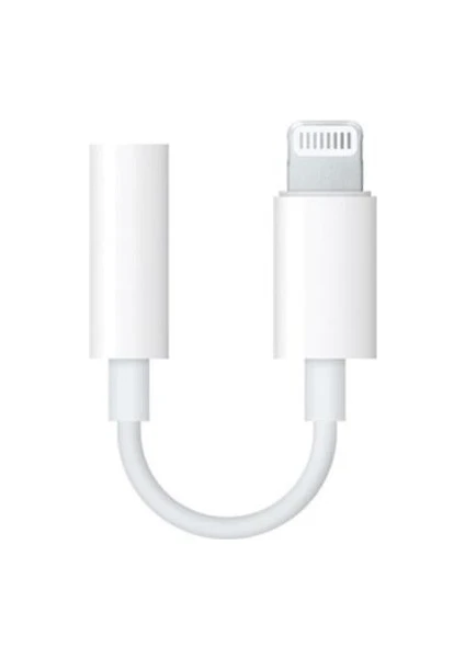 Lightning - 3,5 mm Kulaklık Jakı Adaptör Apple iPhone Ipad Uyumlu Çevirici Jack