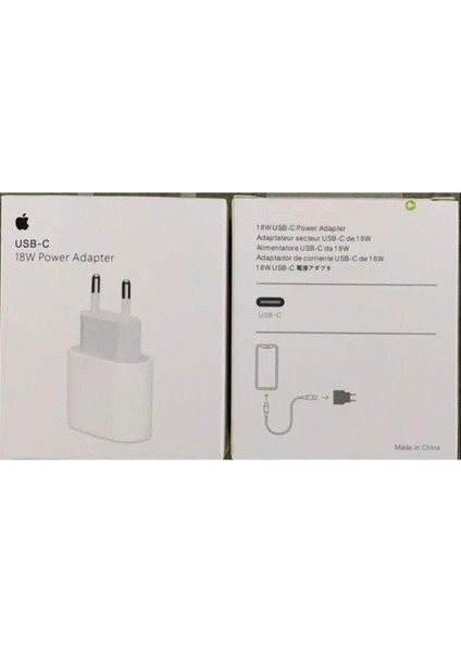 Iphone 11/12 Pro Max Için Hızlı Şarj Adaptörü 18W Power Adapter