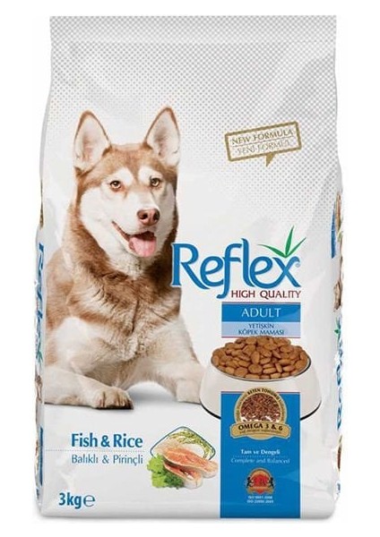 Reflex Adult Balıklı Yetişkin Köpek Maması 3 kg