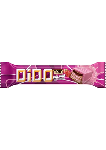 Dido Trio Colors Çilekli 36,5 gr x 24 Adet