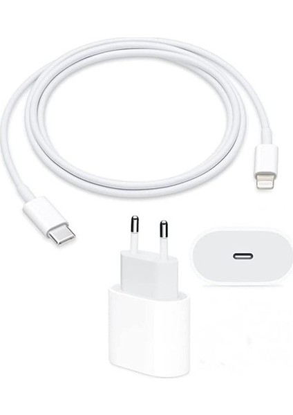 Sprange Iphone Tüm Serilerle Uyumlu 20W Hızlı Şarj Aleti Kablo Adaptör Set Iphone 11 / 12 / 13 / Pro / Pro Max