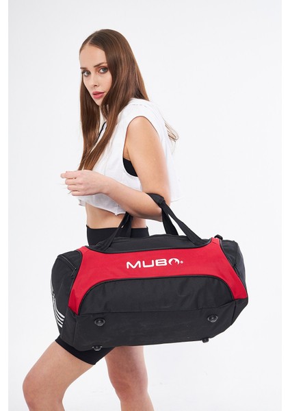 Orijinal Unisex 3 Bölmeli Önü Fermuarlı Uzun Askılı Geniş Hacimli Seyahat Fitness Spor Çantası 041