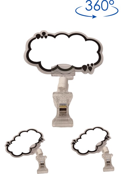 10 Adet Yaz Sil Bulut Mini Boy Mandallı Fiyatlık Etiketi Pazarcı Etiketi Market Etiketi Manav Etiketi fırsatları