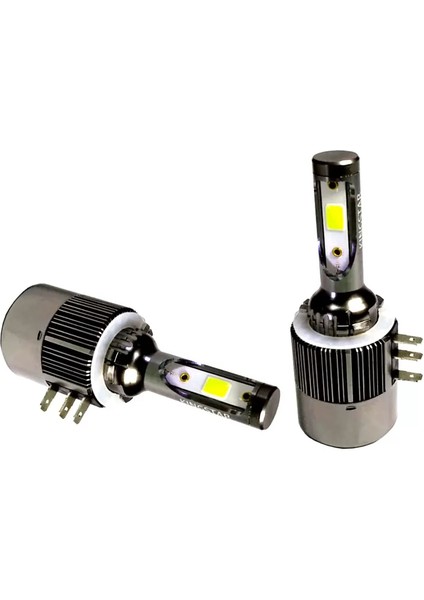 KingStar H15 Beyaz Led Xenon Şimşek Etkili Far Ampül 8000 Lümen