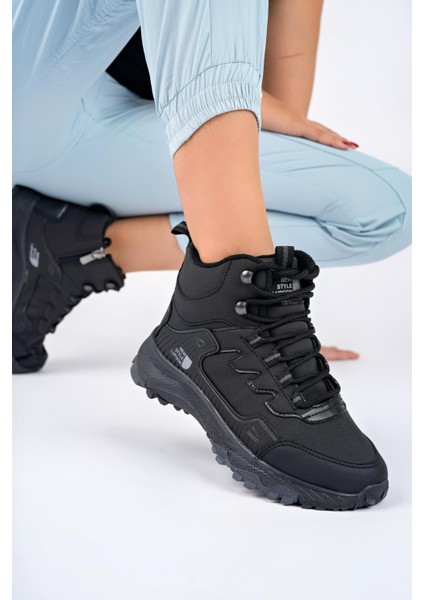 Izland Unisex Garantili Trekking Outdoor Bağcıklı Yandan Fermuarlı Kışlık Bot modelleri