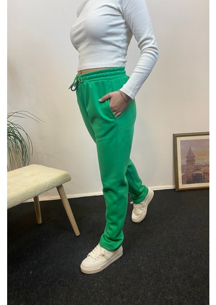 Kadın Içi Polarlı 3 Iplik Kalın Eşofman Altı SPR24EAK95