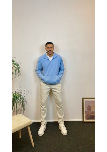 Erkek Içi Polarlı 3 Iplik Kalın Eşofman Altı SPR24EA95 modelleri