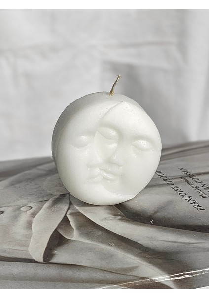 Ay ve Güneş Kokulu Mum %100 Doğal Vegan Soya Mum Soy Wax Candle